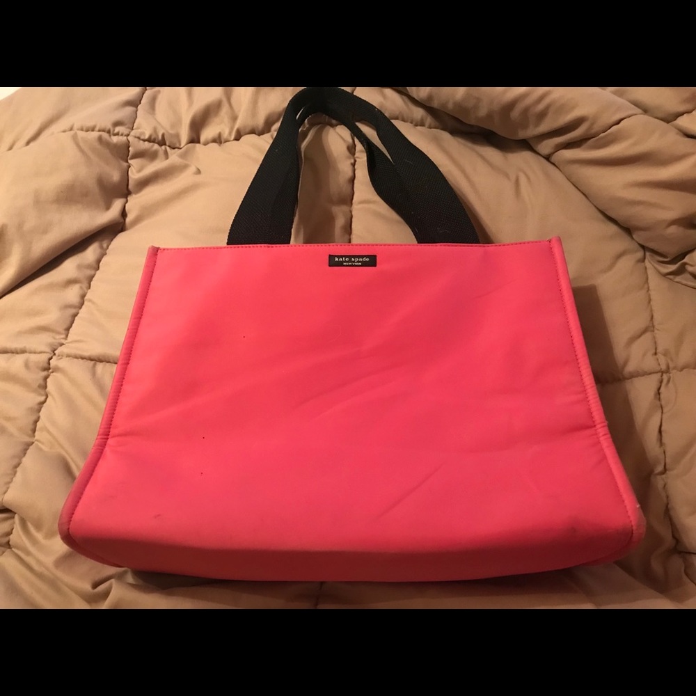 Kate Spade 🎀 Pink and Black Large Nylon Tote - Picture 8 of 8